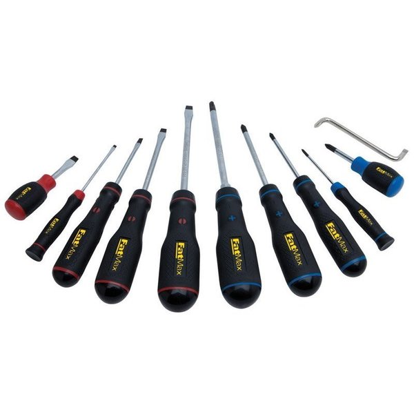 Stanley FatMax 11 pc Screwdriver and Bit Set Assorted in 62-502